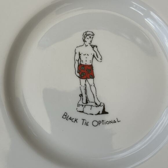 Merry Masterpieces Fine Porcelain Plate "Black Tie Optional ” 1999 Dayton Hudson - Picture 2 of 4